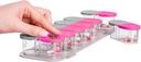 חכם SMART XL שבועי גלולות מארגנת - גדול עוד 7 ימים AM /PM Pill Box 2 פעמים ביום עם Freeתזכורתer App (Large Enough to Fit Fish Oil, Cod Liver שמן, ויטמין D & תוספי ויטמינים)(Pink/Gray)