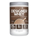 מעצב בריאות, מעצבת Whey חלבון אבקת החלפת Meal, תרכובת מזון אורגני פחמימות, ויטמינים, מינרלים, Gluten-Free, Milk Chocolate, 1.72 פאונד