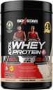 Whey חלבון אבקה + Immune תמיכה | Six Star Whey חלבון Plus | Whey Protein Isolate & Peptides + שריר בונה | אבקת חלבון Lean עבור שריר מקבל & Recovery | Vanilla, 2 lbs