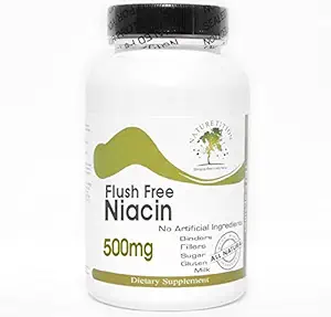 Flush חינם Niacin 500 מ"ג - 90 קפסולות - אין תוספות - תוספי טבע