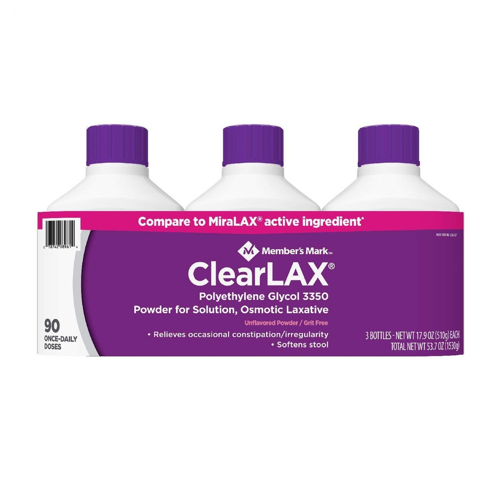 מארק ClearLAX (17.9 אוונס, 3 Pack)