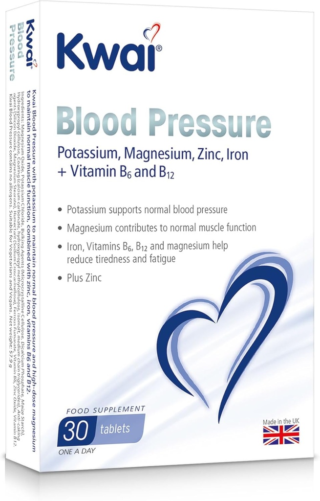 Potassium, Magnesium 400mg + ויטמין B6 ו- B12 - 30 טבליות