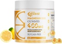מגנזיום Oxide חניכיים עבור גברים ונשים, בקלות Absorbed Magnesium חניכיים תוספת עבור שריר, עצמות ותמיכה לב, Magnesium מורכב 400 מ"ג