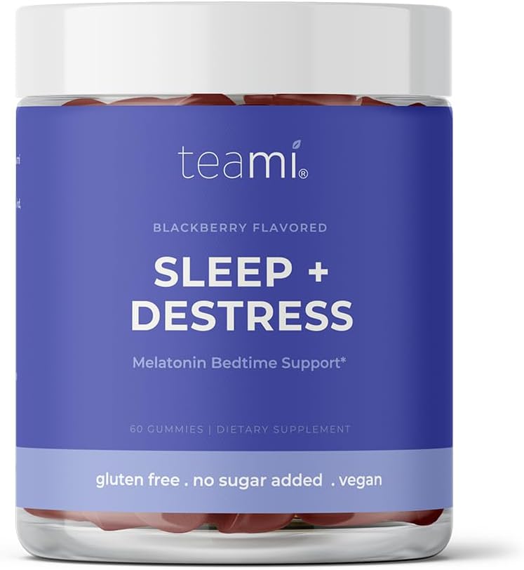 Teami Sleep + Destress, Melatonin Bedtime תמיכה בחניכיים