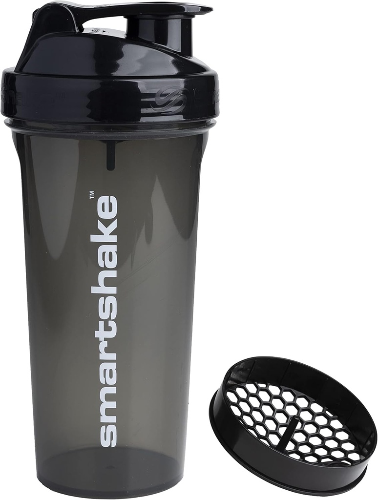 חלבונים חכמים Shaker Bottle (GLOSSY, Black)