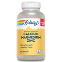 SOLAרי Calcium Magnesium Zinc תוסף - עם Calcium 1000 מ"ג, Magnesium 500 מ"ג - עצם בריאות, תפקוד שרירים, בריאות הלב ותמיכה החיסון - טבעוני, 60 יום ערבות, 68 משרתים, 275 VegCaps, 275