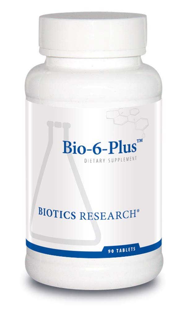 Biotics Research Biotics 6 Plus Digestive Supports Pancreatic Function, 50,000 יחידות NF איימילסe, 9,300 יחידות NF Lipase, 50,000 יחידות NF Protease, Pancreatic ו- Digestive Enzymes 90 טבליות