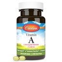 קרלסון - ויטמין A, 15000 IU Palmitate (4500 mcg RAE), חזון בריאות עור בריא, פונקציות החיסון, 240 Softgels