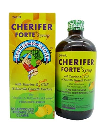 CHERIFER Forte Syrup with Tairine & Double Chlorella Growth Factor 240 מ"ל
