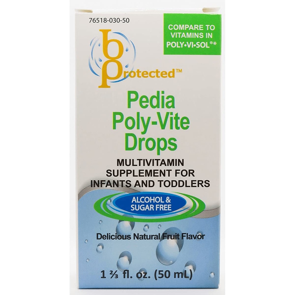 Pedia Poly-Vite Drops 1 2/3 fl Ounce נוזל