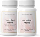Nourished Mama Prenatal Multi ויטמין - טבעוני Multivitamin עבור Previewion, הריון, Postpartum ותמיכה הנקה - Iron-Free with Methylated Folate & High Dose Choline - 180 קפסולות