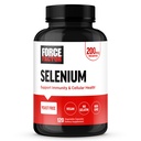 כוח גורם Selenium Immune תמיכה תוסף, Selenium 200mcg קפסולות לתמוך Immune Defense, Immunity תוסף, טבעוני, non-GMO, 120 קפסולות