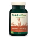 בריאות הנפש + Vitality for Dogs - Pet Supplement for Immune System, Stick, Liver Health & More - כלב תמיכה רב תפקודית עם צ'קלין, Calcium, Zinc, & ויטמינים D ו- A - 90 Chewable Wafers