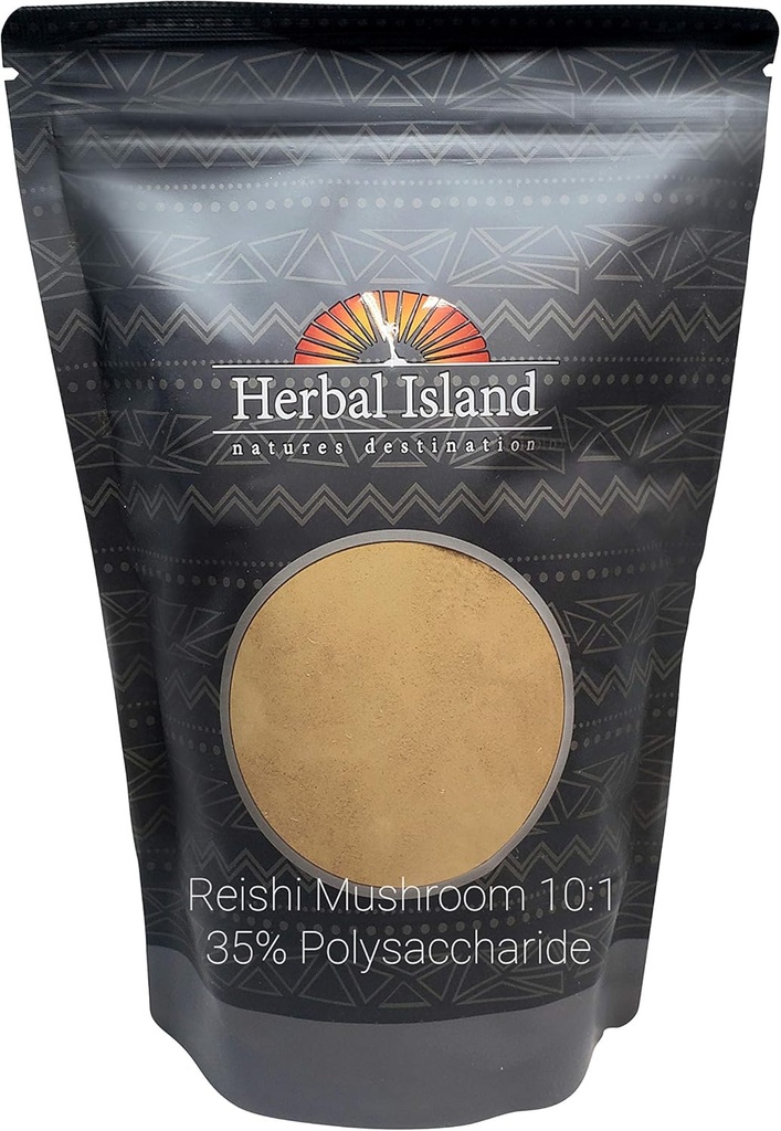 Reishi Mushroom לחלץ 10:1 אבקת 1 LB או 16 OZ 35% Polysaccharides Ganoderma