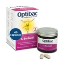 Optibac Probiotics Saccharomyces Boulardii - תוסף פרוביוטי מוכח מבחינה מדעית, 5 מיליארד CFU - 40 קפסולות