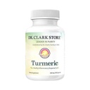 Dr Clark Store Turmeric Curcumin 500 מ"ג - 100 קפסולות, Immune Support, Natural Herbal תוסף, Non-GMO, טבעוני, Antioxidant Boost