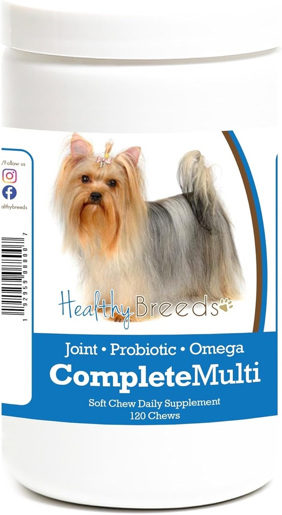 ברדס יורקשייר טרייר All in One Multivitamin Soft Chew 120 Count
