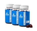 Ashwagandha Gummies מעורב ברי KSM-66, Lion's Mane, ויטמין-D, Non-GMO, Gluten-Free, Gelatin Free & Kosher (180 (Pack of 3))
