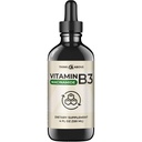 ויטמין נוזלי B3 (כמו Niacinamide) תוסף non Flush של Niacin - קיצור מהיר - הניקוטין הנפיל לנשים וגברים - 4 oz (120 מ"ל)