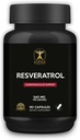 קלבר Lifestyle | Resveratrol Antioxidant Supplement | תומך בתפקוד Immune, Longevity, Aging בריא 90 קפסולות | 540 מ"ג לשרת