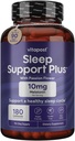 תמיכה בשינה פלוס Melatonin & הבוטנים כדי לתמוך מחזור שינה בריא, עם תחושות של Calm להירגע עבור שינה של לילה גדול. 180 קפסולות