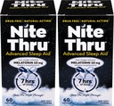 תוספת מתקדמת Sleep Aid Melatonin Dietary, 10 מ"ג קפסולות, 60 Count (Pack of 2)