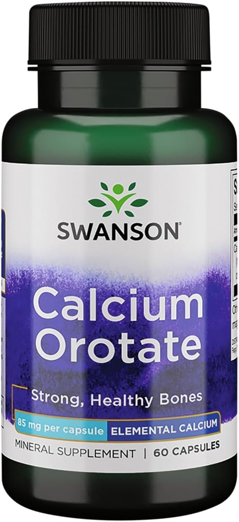 סוונסון Calcium Orotate 85 מיליגרם 60 קפסולות