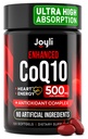 High Absorption CoQ10 500MG - Co Q 10 Supplement 120 Softgels for Heart Health&Energy Production - Enhanced CoQ10 Nutritional Supplements with Coenzyme Q10 - Alternative to coq10 400mg softgels