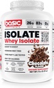 חלבון Whey Basic Isolate, 26g חלבון, 0g שומן, Gluten-Free, RBST-Free, Rapid Absorption, 120 קלוריות (5 פאונד, שוקולד)