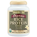 חלבון אורז אורגני אורגני אורז וניל, 1 Lb. 5 Oz | דלת carbohydrate שומן אבקת חלבון טבעוני צהוב | Raw, מוסמך כשר & Keto Friendly | Made Without Chemicals, GMOs & Gluten | Easy to Digest