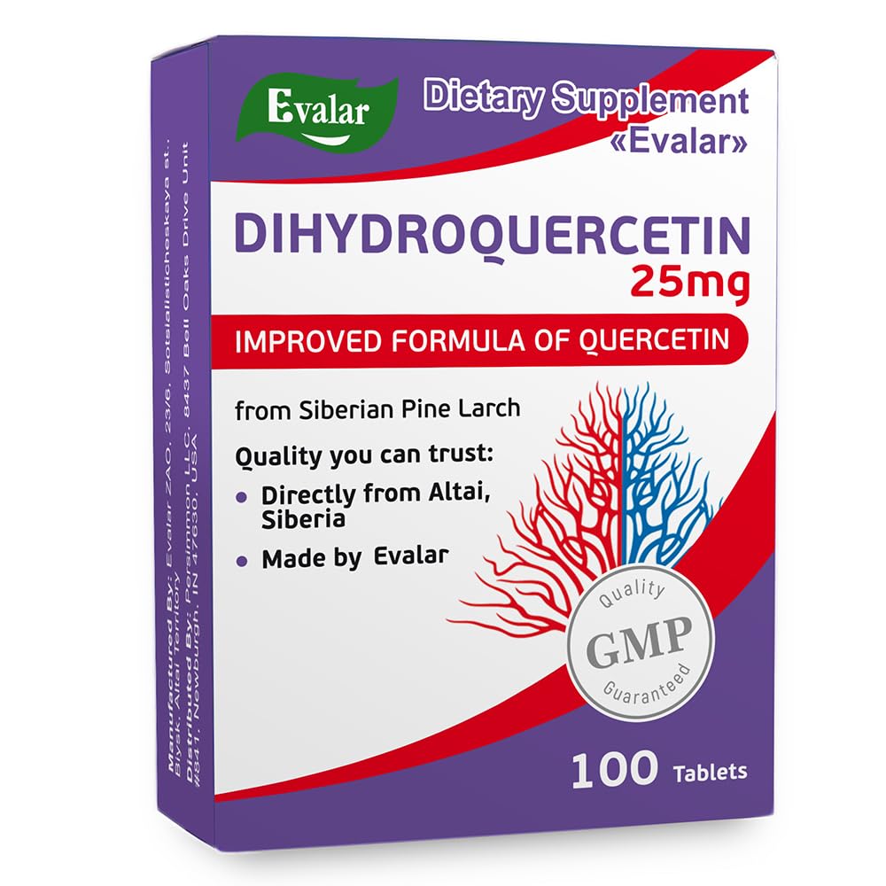 אווה Dihydro Quercetin סיביר Pine Larch Bioflavonoid 100 Tabs