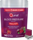 Qunol Beets Chews for Blood Pressure Support, 3 מתוך 1 Beets + CoQ10 + Grape Seed Extractd Extract, תומך דם בריא מחזור אנרגיה בריאה, 90 צ'יפס