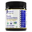Premier Research Labs Premier Fermented Beets - אבקת שורש באט פורמנטד, אורגני פרמנטד דבורים לגברים ונשים, Beetroot, Nitrates, Blood Pressure Support, USDA אורגני - 6.3 Oz Jar
