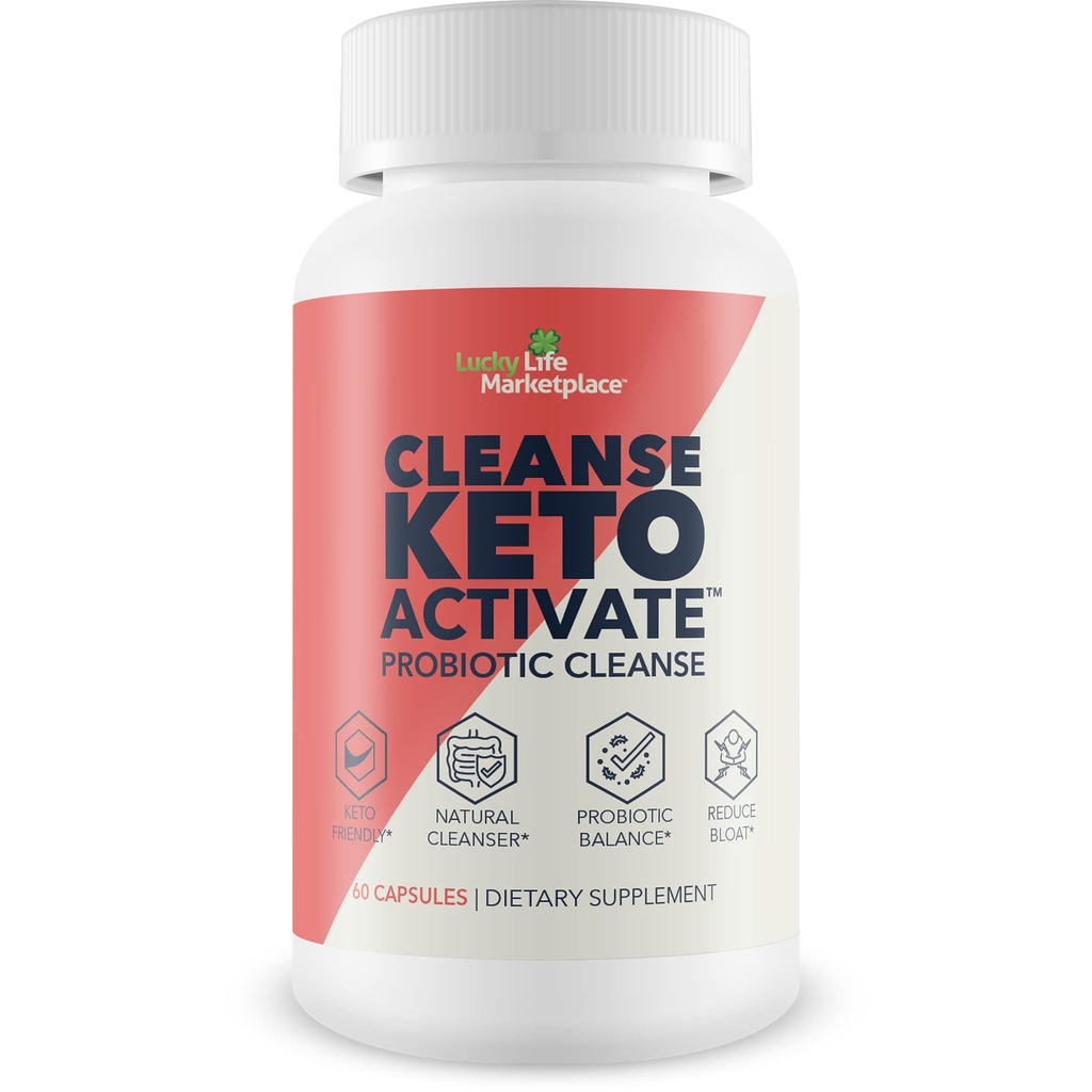 CLEANSE KETO ACTIVATE - KETO CLEANSE FOR WOMEN & MEN - HELP FLUSH TOXINS & IMPURITIES - ProMOTE REGUITY - AID DIGESTION & DETOX - KETO CLEANSE & DETOX - SUPPORTALTH BYOCTION