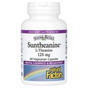 Natural Factors Stress-Relax Suntheanine L-theanine 125 מ"ג, תמיכה בלחץ non-Drowsy עבור קלוריות נפשית ורגיעה, 60 קפסולות