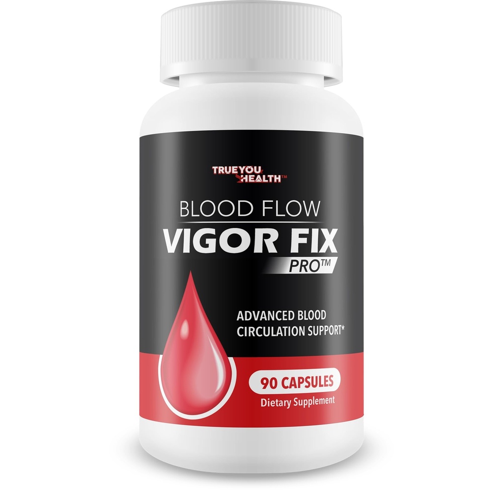 Blood Flow Vigor Fix Pro - תוספת זרימת הדם הטובה ביותר עבור גברים - תוספי מזון מסכנים - תוספי דם בדם לגברים כדי להגדיל את זרימת הדם - זרימת דם בריאה - Men Blood Flow