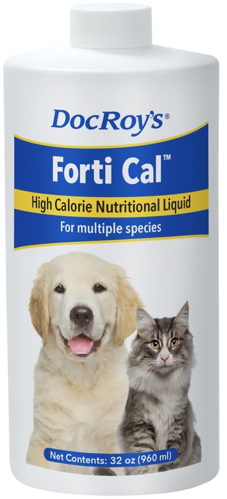 דוק רוי של Forti Cal- High Calorie Nutritional אנרגיה נוזלי תוספת, Vanilla Flavored- 32 oz נוזל