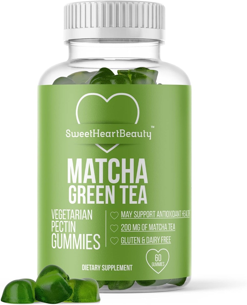 Fita Green Tea לחלץ חניכיים עם תמצית תה ירוק על ידי יופי לב מתוקים. התאמת אנרגיה חניכיים תה ירוק דקוקס ונקי. בסביבה הקרובה של Vegan Friendly, Gluten-Free and non-GMO. 1 חודש אספקה.