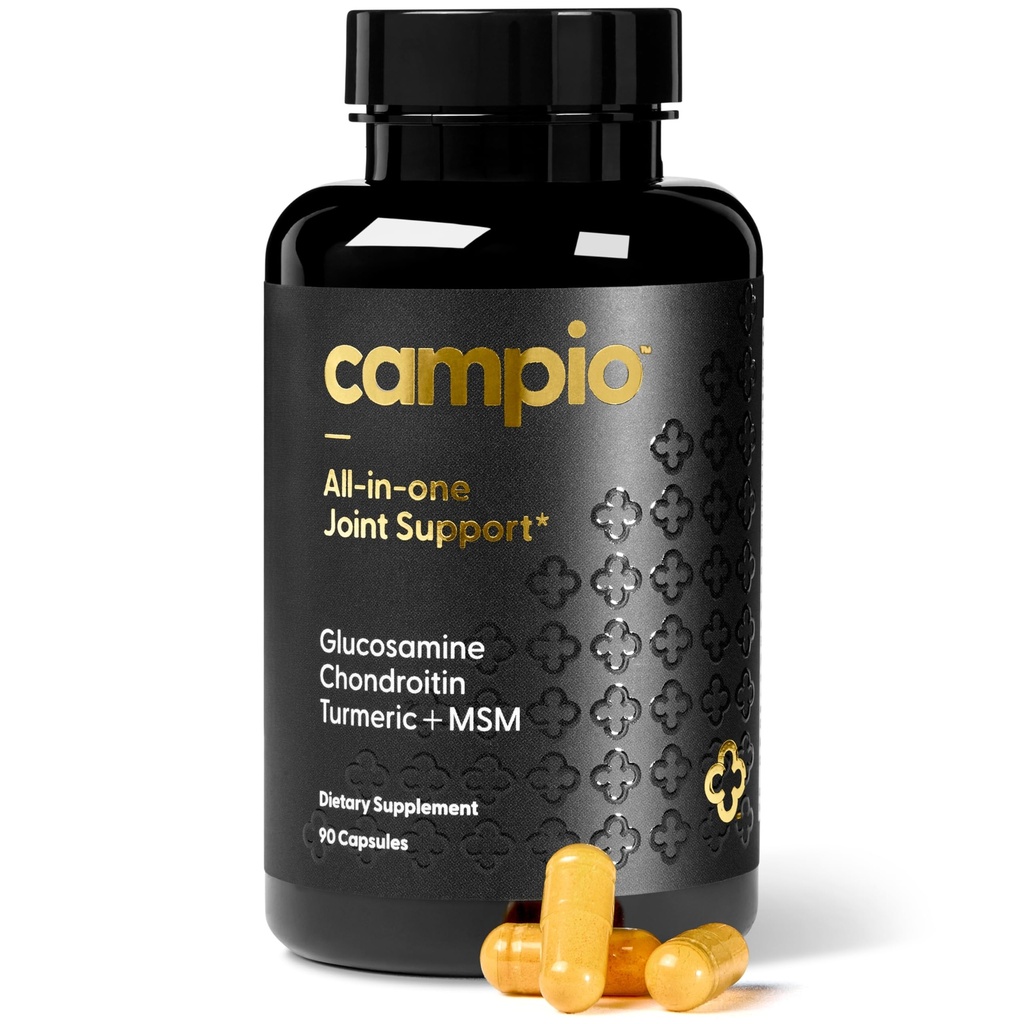 Glucosamine Chondriotin MSM All-in-One משותף תמיכה תוסף Turmeric, Hyaluronic Acid, Boswellia, ג'ינג'ר Root, Bamboo, BioPerine, Black Pepper, תומך בבריאות משותפת ושגשוג 90 ספירה