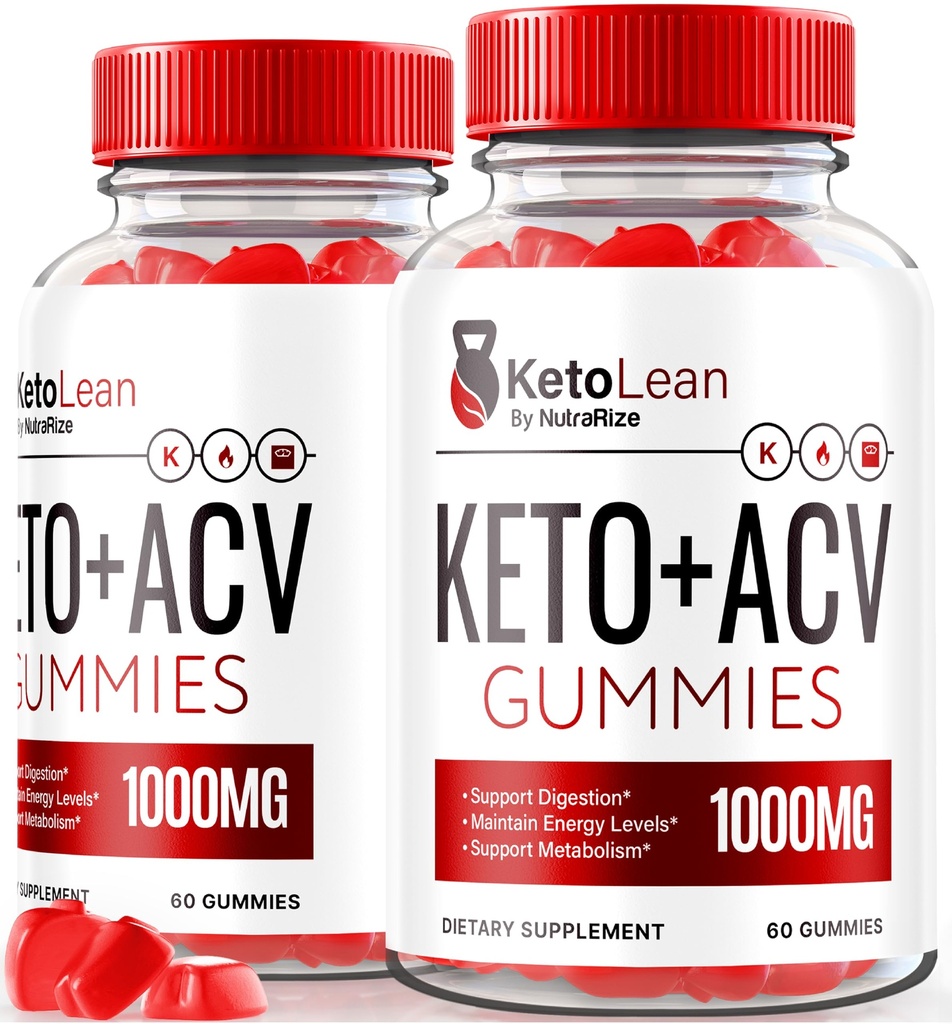 (2 Pack) Keto Lean Keto ACV Gummies, Keto + ACVmies, All Natural Apple Cider Vinegar 1000MG, ACV Keto Gummy תוספת, Keto ויטמינים, רשמי Keto פלוס ACV, KetoLean ביקורות (120 מסטיקים)