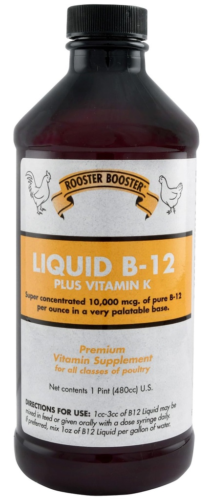 Roster Booster B-12 נוזל, 16-Ounce