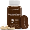 LongLifeNutri Lumbrokinase 100 מ"ג - פעילות מקסימלית 2 000 יחידות Per המשרתת, 120 קפסולות צמחוניות, 2 Monteh Supply, Natural Enzyme תוסף לבריאות Circulatory, מעבדה נבדקה, מיוצר בארה"ב