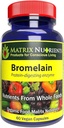 BROMELAIN - Highly Potent, 100% אורגני, חלבון-Digesting Enzyme!שיפור העיכול - קפסולות טבעוניות (60ct)