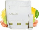 Kaizen hydrotion - Premium Whole Body hydrotion Drink - אנרגיה, פוקוס, בריאות - אורגני אלקטרוליט לערבב עם ים אירי Mos, טאורין, מנקפרי פלט - מרעננים לימון Lime Flavor - 8.88 oz
