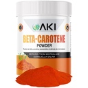 AKI Beta Carotene 10% אבקה (1.5oz/42.52g) טעם גבוה של ויטמין A, May Helps to Support Body Functions, Skin, Immune System and Eye - GMO Free & Friendly