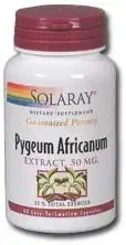 Solaray - Pygeum Africanum (Extract), 50 מ"ג, 60 קפסולות