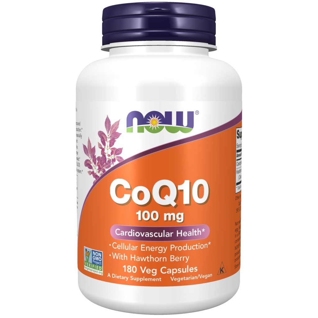עכשיו Coq10 100 מ"ג, 180 ואג קפסולות