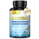 5in-1 Magnesium Complex | 320 מ"ג של מגנזיום Glycinate, Malate, Citrate... | תמיכה בשינה, להרגעת שרירים, אנרגיה מטאבוליזם