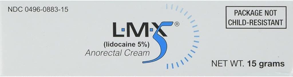 LMX5 Lidocaine כאב קרם, 15g Tube - נושא, מהיר Acting, ארוך אחרון לשימוש עבור חיתוךs, Scraps, Sunburn, Bites