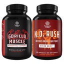 Bundle של טסטוסטרון כוח נוסף Booster עם Hory Goat Weed Maca Rootטונגkat Ali & Saw Palmetto לחלץ & Nitric Oxide גלולות עבור גברים עם L-Arginine L-Citrulline Amino Acids עבור שריר צמיחה